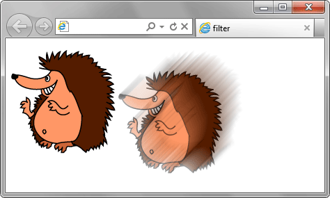 Изображение с размытием