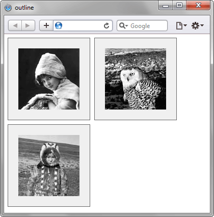 Использование свойства outline